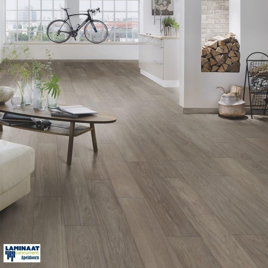 20m2 Pvc click Columbus met ondervloer = €160 UITVERKOCHT, Ophalen, Pvc click grijs met geintegreerde ondervloer, Nieuw, Grijs