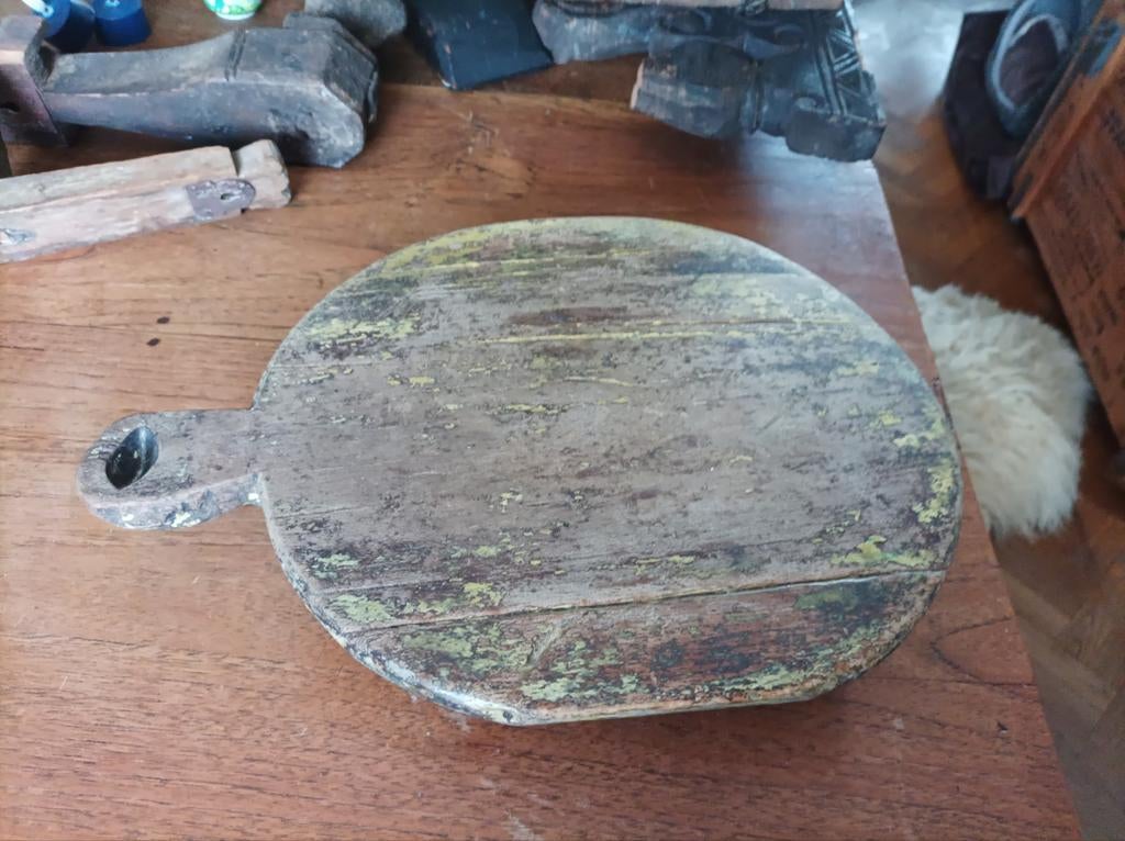 Bajot plankje, Ophalen of Verzenden, Rond, Hout