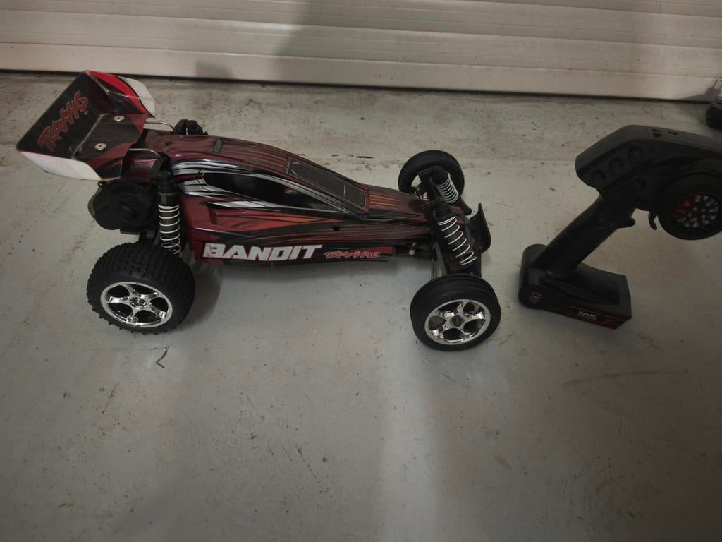 Traxxas Bandit RC-auto, geüpgraded, Elektro, Gebruikt, Ophalen of Verzenden, Schaal 1:10