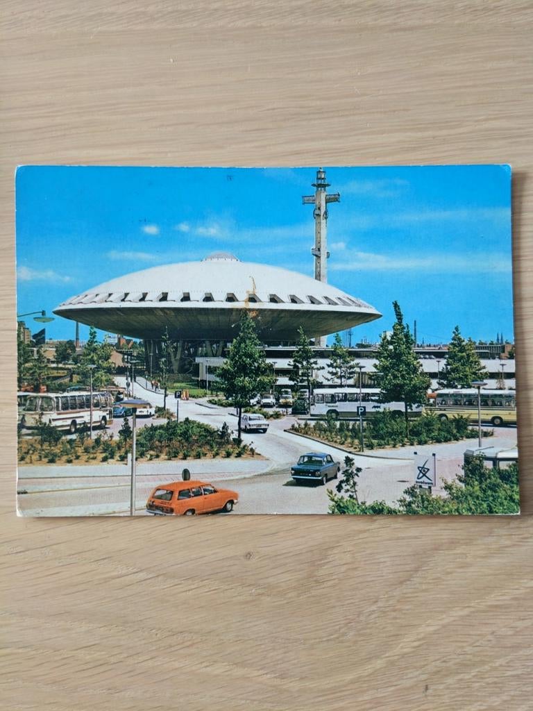 Evoluon Eindhoven, Ophalen of Verzenden, 1960 tot 1980, Gelopen, Voertuig