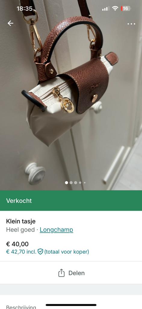 kleine tas zonder schouderband, Sieraden, Tassen en Uiterlijk, Tassen | Schoudertassen, Ophalen of Verzenden, Zo goed als nieuw