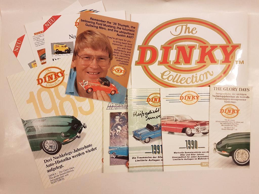 10 x DINKY DY catalogi in nieuwstaat. Automodellen 1:43, Ophalen of Verzenden, Nieuw, Auto, Overige merken