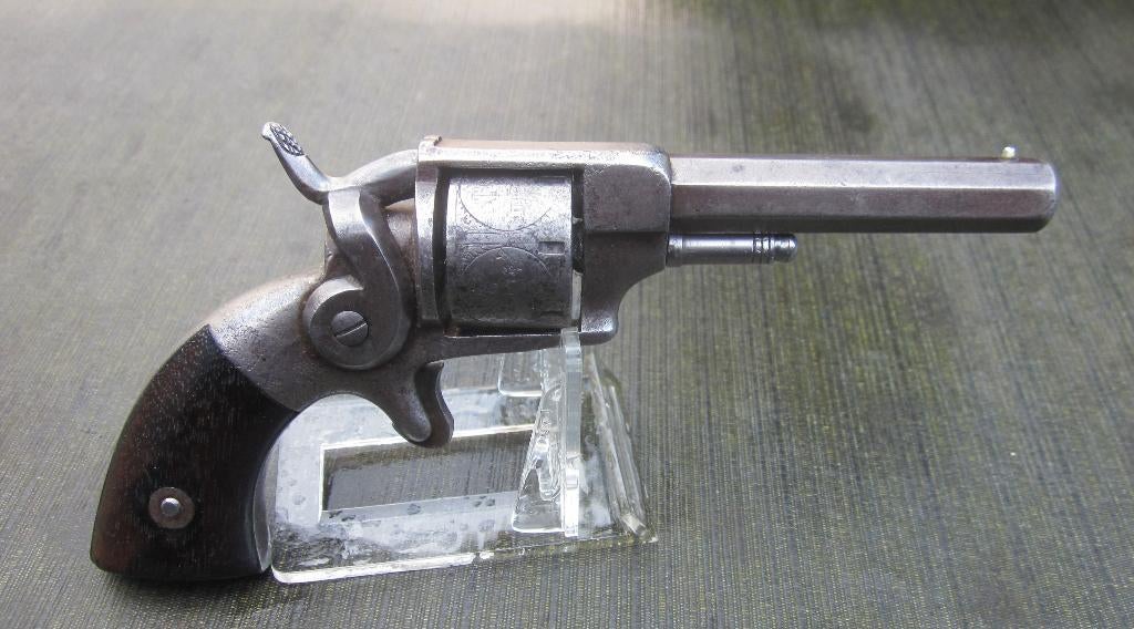antieke revolver Allen & Wheelock 22sh VRIJGESTELD, Ophalen of Verzenden