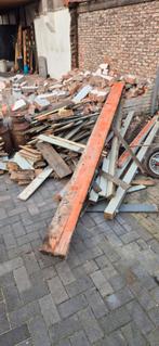 Gratis stookhout balken en planken brandhout openhaardhout, Tuin en Terras, Ophalen, Overige houtsoorten