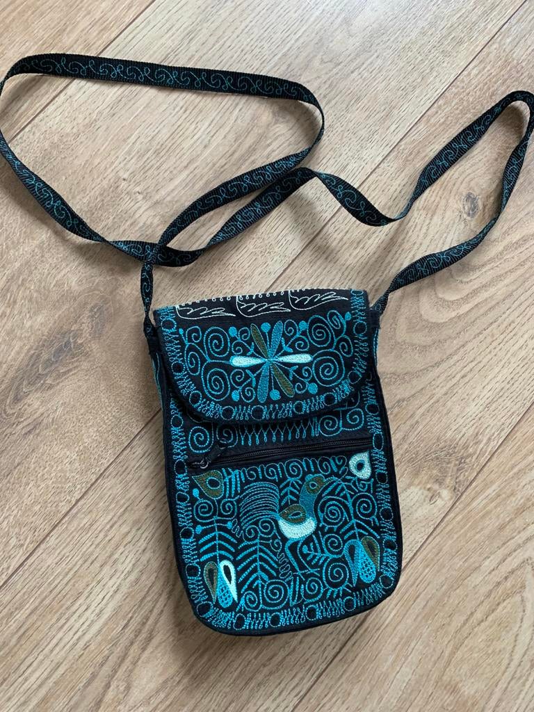 Klein schoudertasje, Ophalen of Verzenden, Gebruikt, Zwart