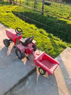 Speelgoed tractor met aanhang wagentje, Ophalen, Gebruikt, Overige merken, Met kar of aanhanger