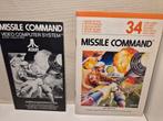 Boekjes van Missile Command Atari 2600, Avontuur en Actie, 1 speler, Ophalen of Verzenden, Zo goed als nieuw