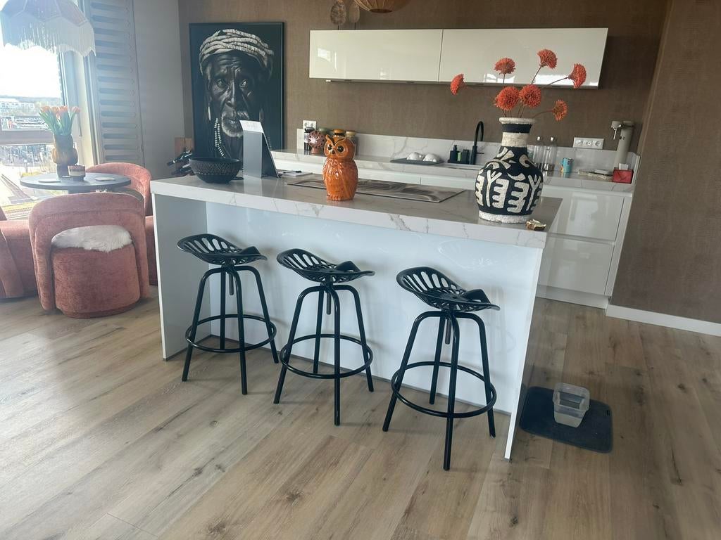 Barkrukken, Ophalen, Draaibaar, 60 tot 90 cm, Zo goed als nieuw