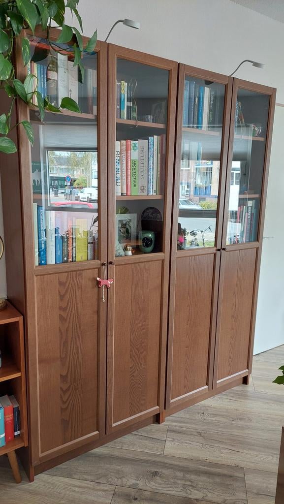 4 Oxberg deuren voor Billy kast IKEA, Huis en Inrichting, Ophalen, Zo goed als nieuw