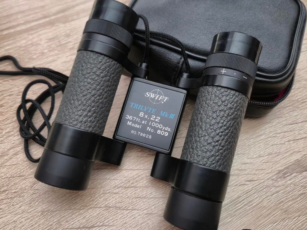 Swift, Trilyte Mk3 Verrekijker 8x22 opvouwbaar, in etui, Audio, Tv en Foto, Optische apparatuur | Verrekijkers, Ophalen of Verzenden