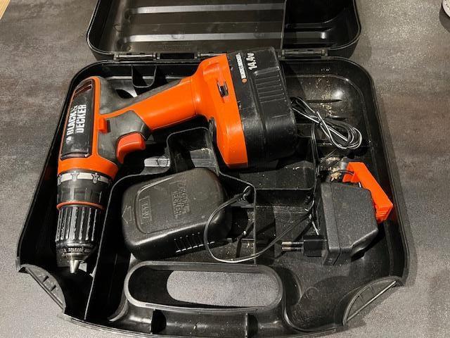 Black&Decker klopboor / schroefmachine, Ophalen of Verzenden, Gebruikt, Boormachine