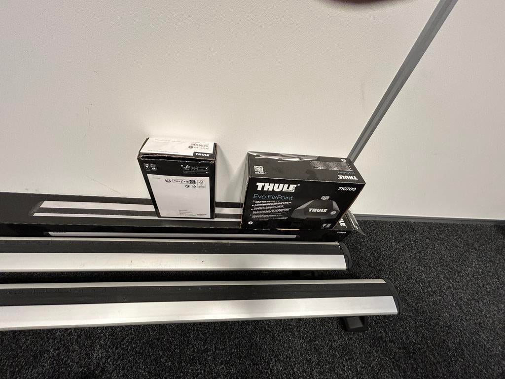 Dakdrager set Thule MB - S-Klasse 2021 -2026 - Bijna Nieuw, Auto diversen, Dakdragers, Sweden, THULE NV, Ophalen of Verzenden