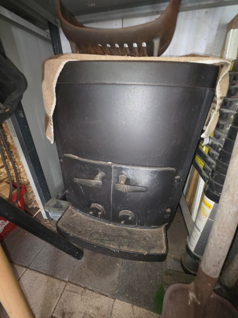 Morso kachel, Ophalen, Hout, Houtkachel