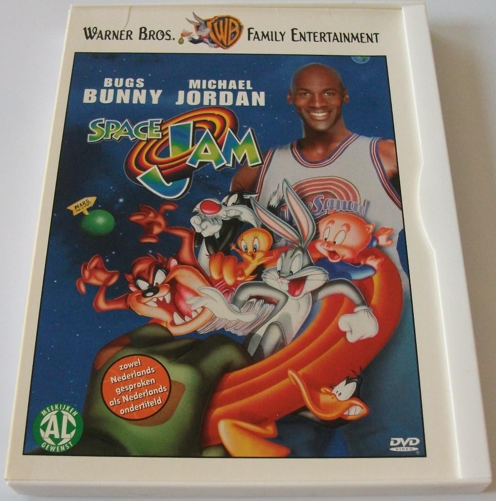 Dvd *** SPACE JAM ***, Alle leeftijden, Ophalen of Verzenden, Zo goed als nieuw, Komedie