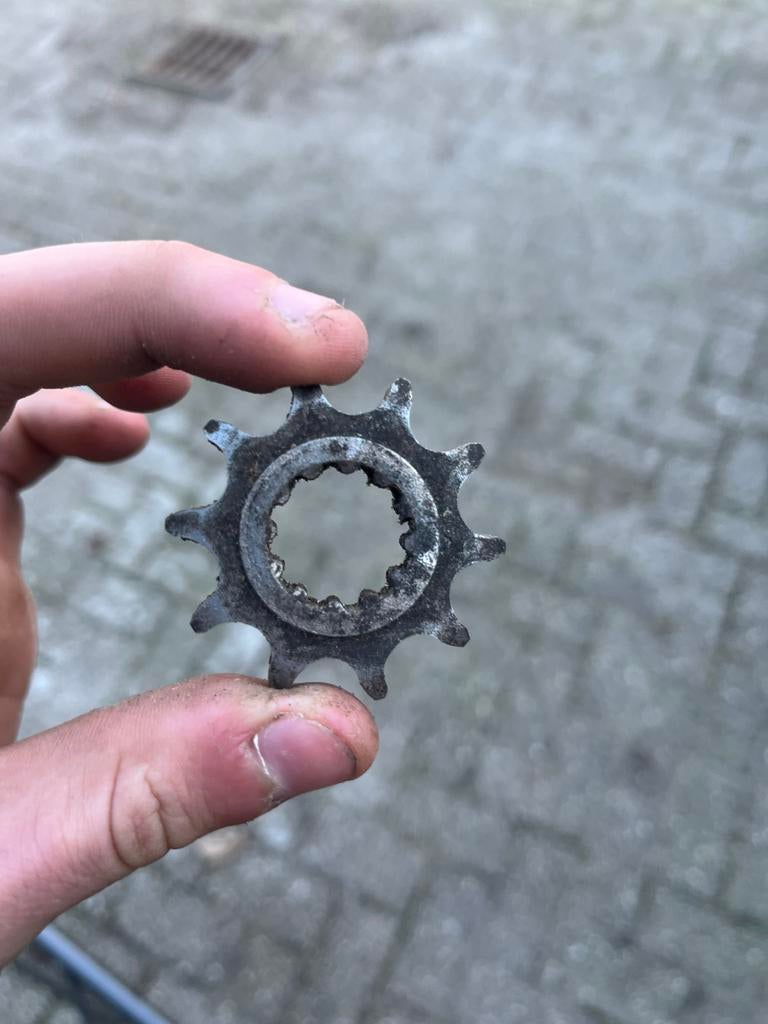 Minarelli voortandwiel 10 tands, Ophalen of Verzenden, Gebruikt, Overige typen