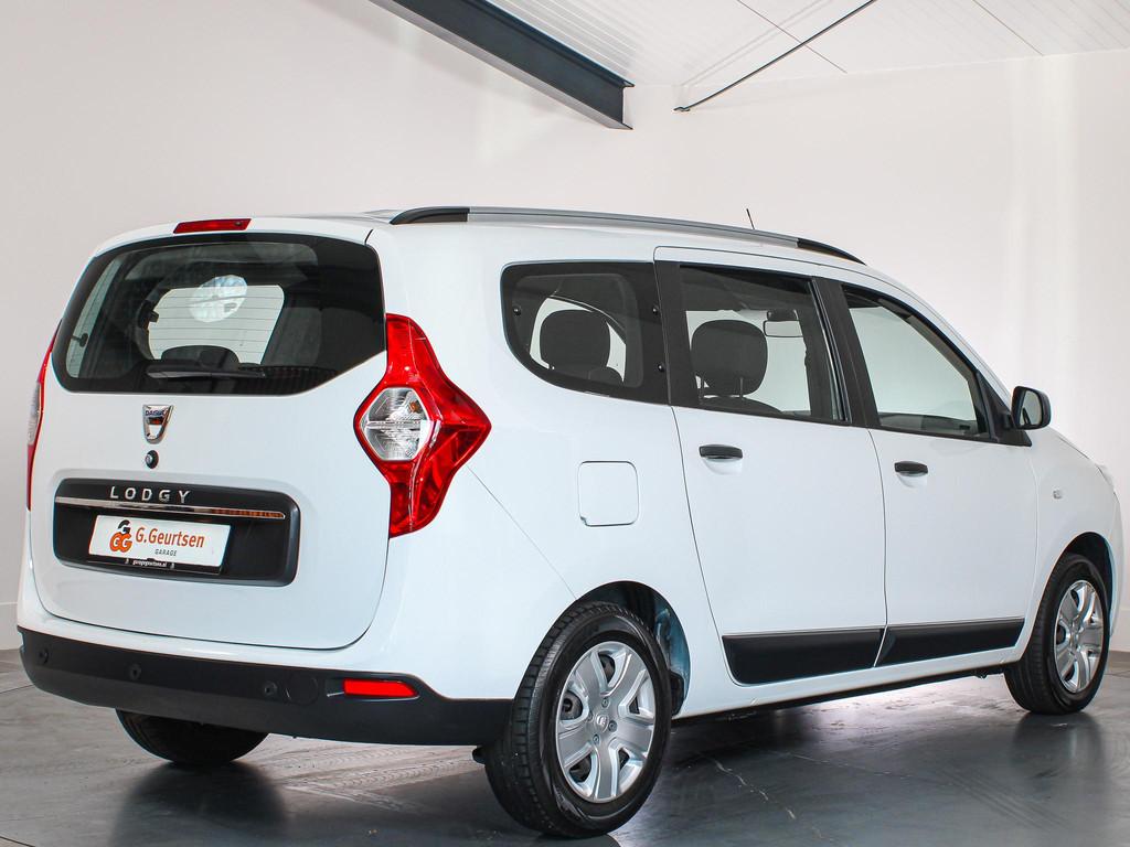 Dacia Lodgy 1.3 TCe Comfort 7-Persoons Camera, Cruise Contro, Auto's, Dacia, Stof, Gebruikt, 7 stoelen, Wit