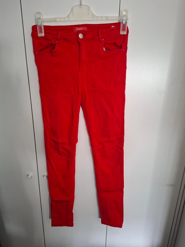 Norfy Jeans Maat 38 - Zo goed als nieuw, Maat 38/40 (M), Ophalen of Verzenden, Zo goed als nieuw, Rood