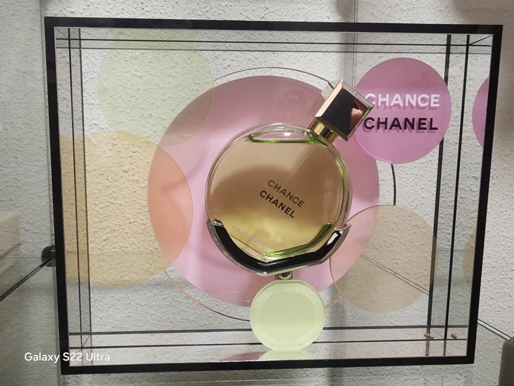 Chanel Chance reclame display inclusief parfum Dummy flesje., Ophalen of Verzenden