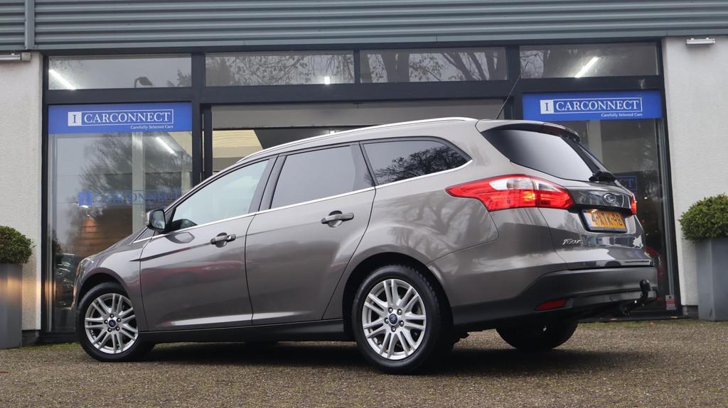 Ford Focus Wagon 1.0 EcoBoost Edition Plus 125pk|PDC|Cruise|, Auto's, Euro 5, Gebruikt, Zwart, Origineel Nederlands