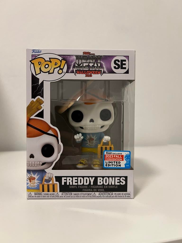 Funko Pop! Freddy Bones Heavy Metal Halloween 2023 SE, Ophalen of Verzenden, Nieuw