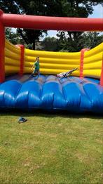 Groot Springkussen 8x8m met Blower & Transportkar, Kinderen en Baby's, Speelgoed | Buiten | Springkussens, Ophalen, Gebruikt