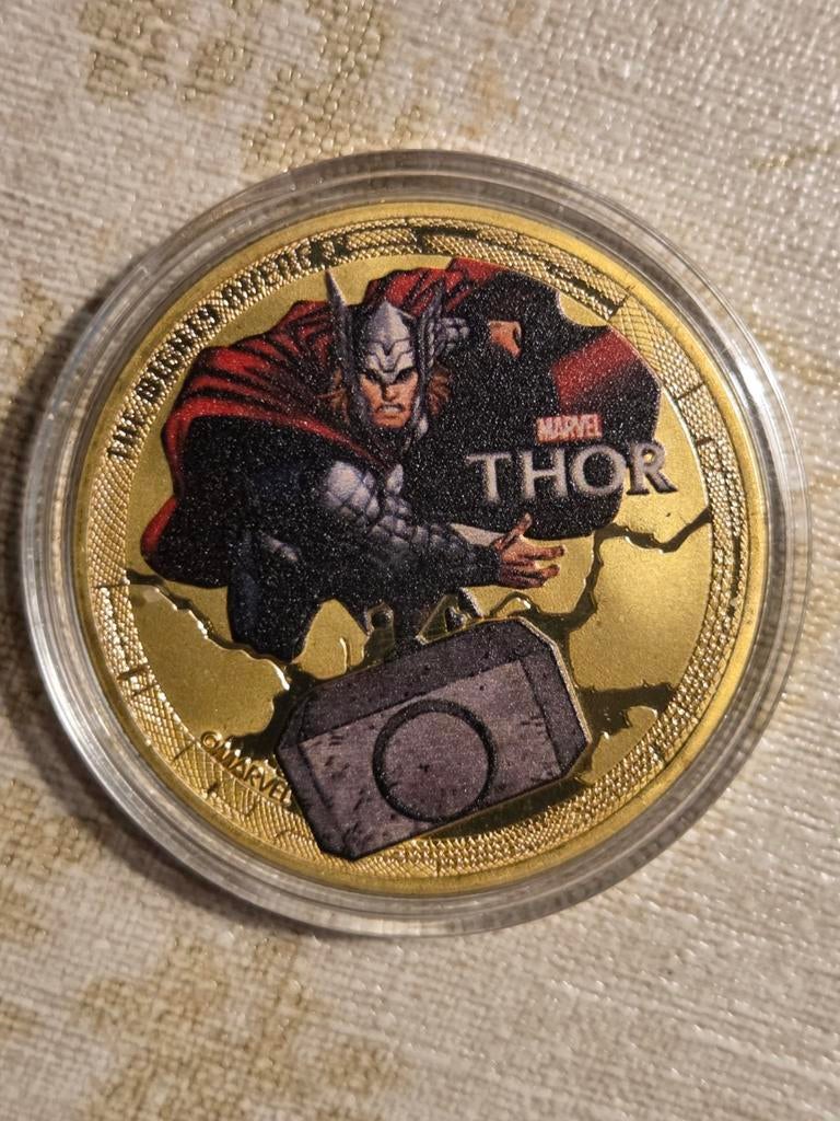 Marvel Avengers Thor munt - Age of Ultron, Ophalen of Verzenden, Zo goed als nieuw