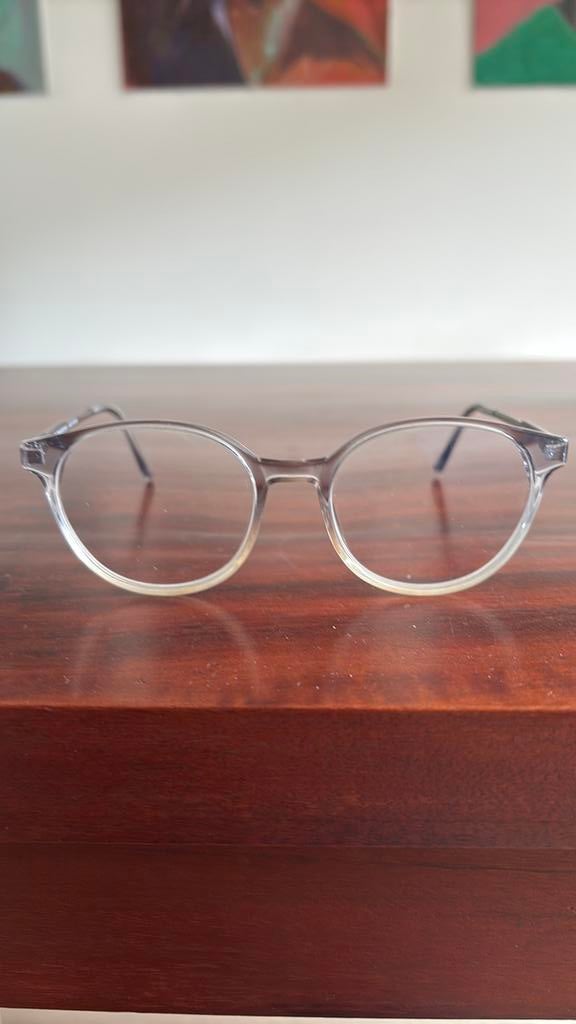 Mooi modern dames brilmontuur van merk Einstoffen, Overige merken, Gebruikt, Ophalen of Verzenden, Grijs