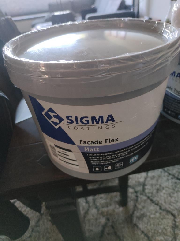 Sigma facade flex Matt 10L, Ophalen, Nieuw, Wit, Verf