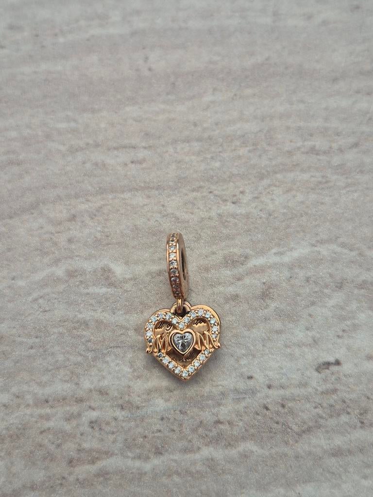 Pandora bedel mom rosegoud verguld, Ophalen of Verzenden