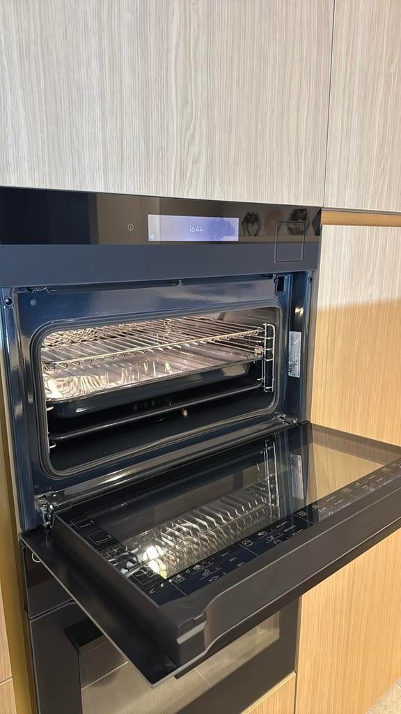 AEG SteamPro KSK89230T combi-stoomoven 9000-serie, Hete lucht, Nieuw, Oven met grill, Inbouw