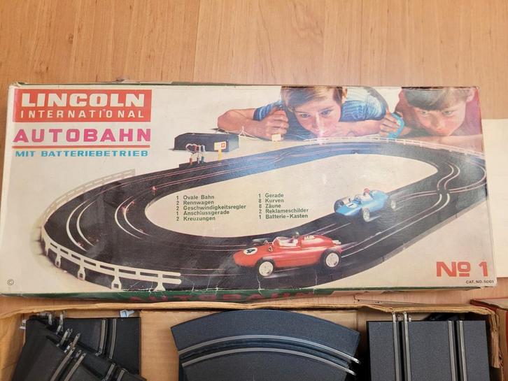 Racebaan Lincoln International !, Kinderen en Baby's, Speelgoed | Racebanen, Gebruikt, Elektrisch, Overige merken, Ophalen of Verzenden