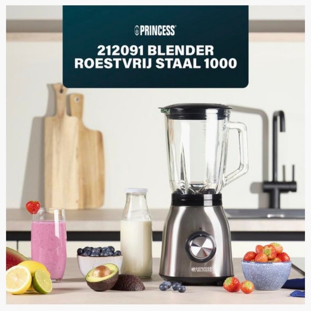 Blender 1,5 liter, Witgoed en Apparatuur, Ophalen of Verzenden, Nieuw, Blender