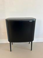 Brabantia Bo Touch Bin prullenbak, 11+23L, Matt Black, Huis en Inrichting, Woonaccessoires | Prullenbakken, 50 tot 75 cm, Ophalen of Verzenden