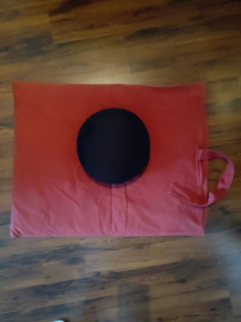 Meditatiekussen met groot vloerkussen, Sport en Fitness, Yoga en Pilates, Ophalen, Gebruikt, Yogamat