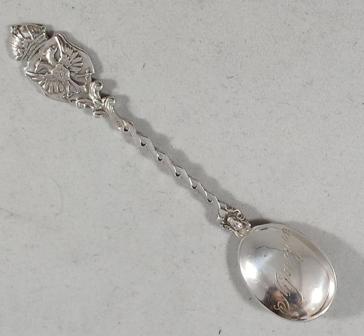 Zilveren theelepel Nijmegen antiek 835 zilver, Antiek en Kunst, Antiek | Goud en Zilver, Zilver, Ophalen of Verzenden