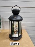 B208 kerst lantaarn met verlichting, Ophalen of Verzenden, 'T Olde Gre-j, Info@toldegrej.nl, Endepoelstraat 20f Didam