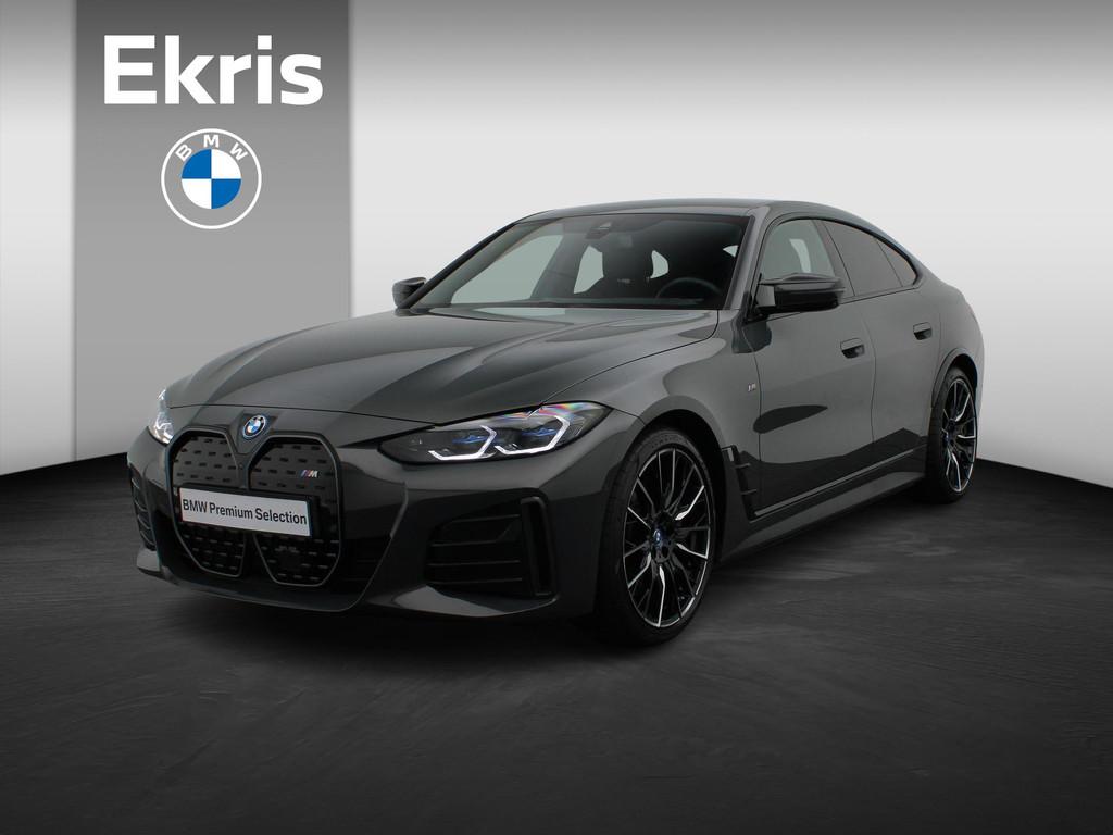 BMW i4 M50 High Executive | HIFI | Adaptief M-onderstel | La, Auto's, BMW, 2190 kg, Vierwielaandrijving, Zilver of Grijs, Te koop