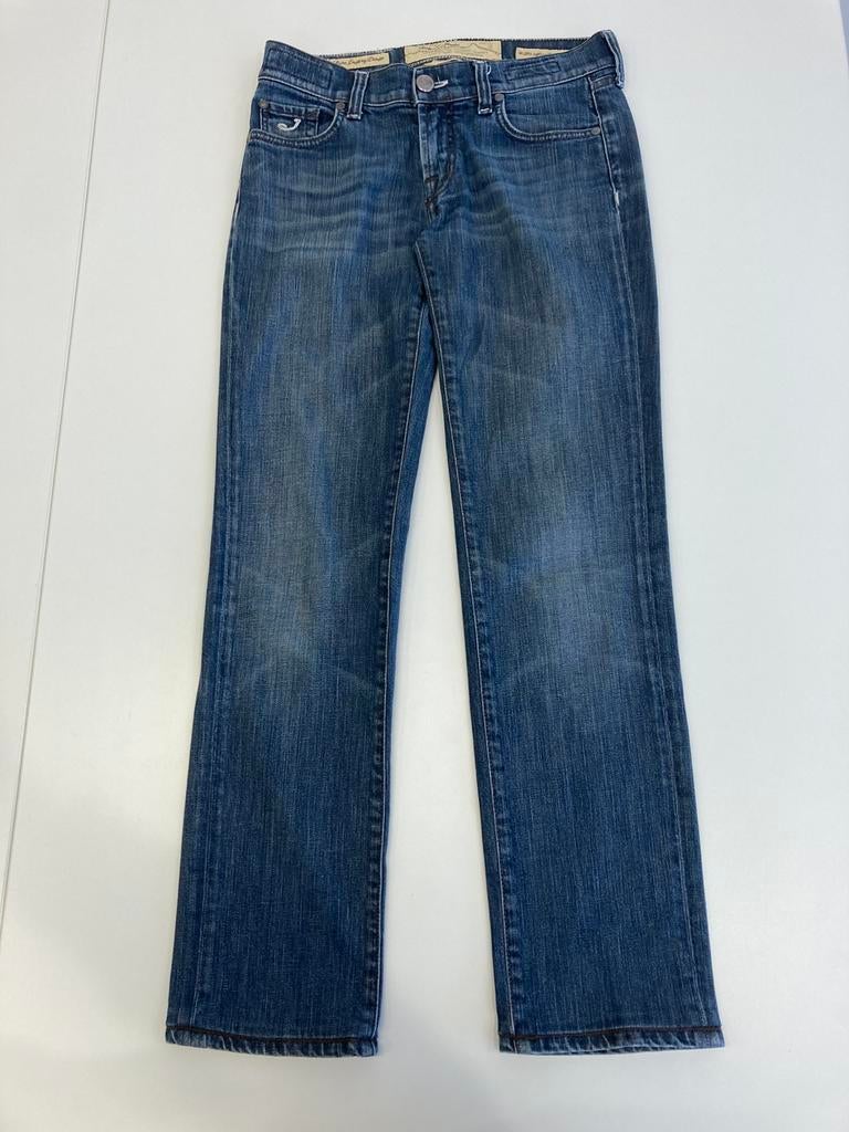 Jacob Cöhen Style 711 jeans- 28 - Blauw - White Patch, Blauw, Zo goed als nieuw, W28 - W29 (confectie 36), Jacob cohen