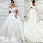 Fraaie nieuwe trouwjurk Celine €799 34 36 38 40 42 44 46, Ophalen, Nieuw, Wit, Trouwjurk