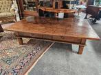 Grote antieke salon tafel massief eiken, Ophalen