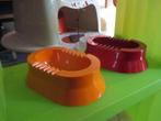 Sergio Asti asbak oranje en rood jaren 70 design space age, Gebruikt, ?, Asbak, ?