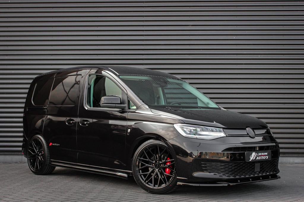 Volkswagen Caddy Cargo 2.0 TDI 199PK DSG JB-EDITION / MAXTRO, Auto's, Voorwielaandrijving, 4 cilinders, Volkswagen, Zwart