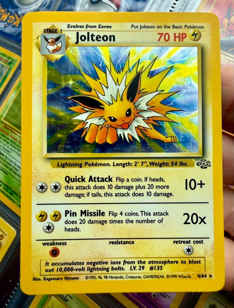 Pokémon - jungle (Full set, English & Excellent staat), Ophalen of Verzenden, Gebruikt, Meerdere kaarten