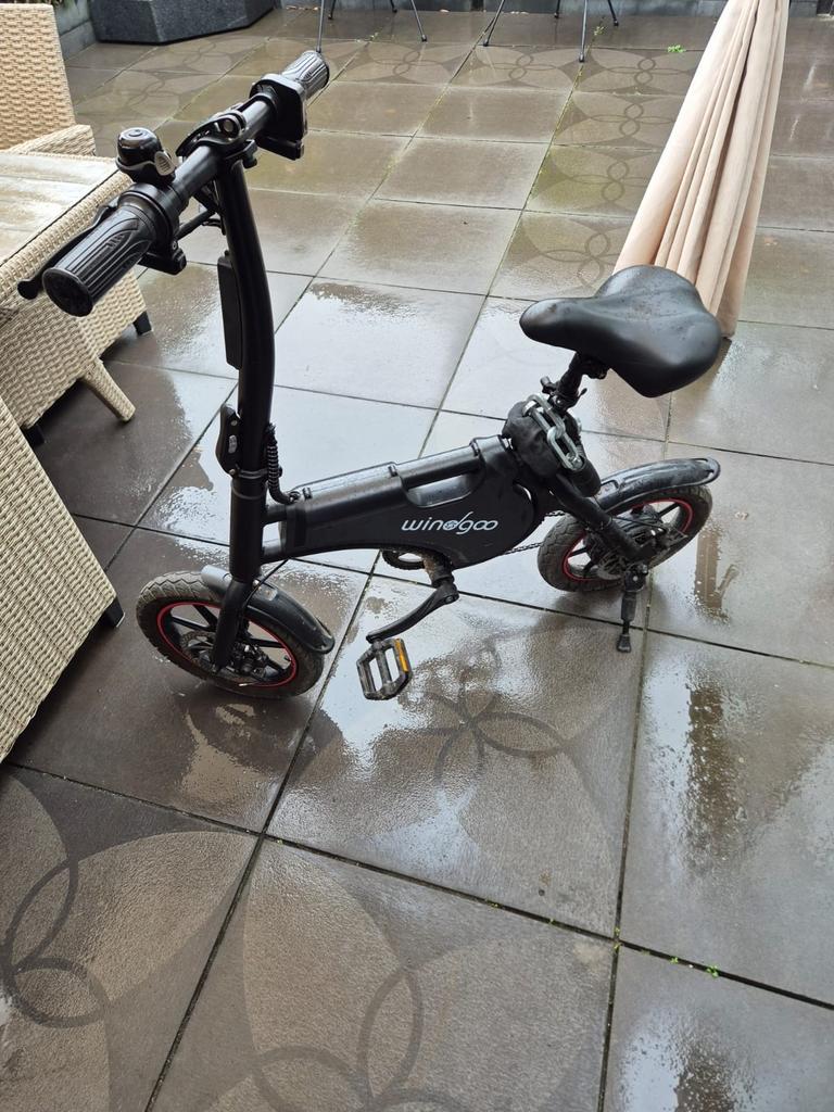 Twee Windgoo elektrische vouwfietsen, Fietsen en Brommers, Elektrische fietsen, Gebruikt, Minder dan 47 cm, 30 tot 50 km per accu