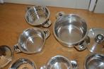 Groten pannenset met vergiet voor inductie koken, Ophalen, Gebruikt, Inductieplaat, Pannenset
