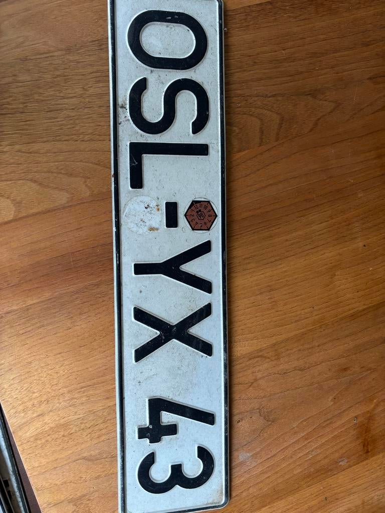 Originele Trabant kentekenplaten uit de DDR, Auto diversen, Ophalen of Verzenden, Gebruikt