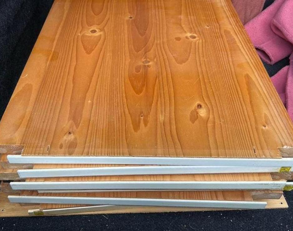 Lundia schappen 50 x 40 planken 6 stuks blank, Ophalen of Verzenden, Zo goed als nieuw