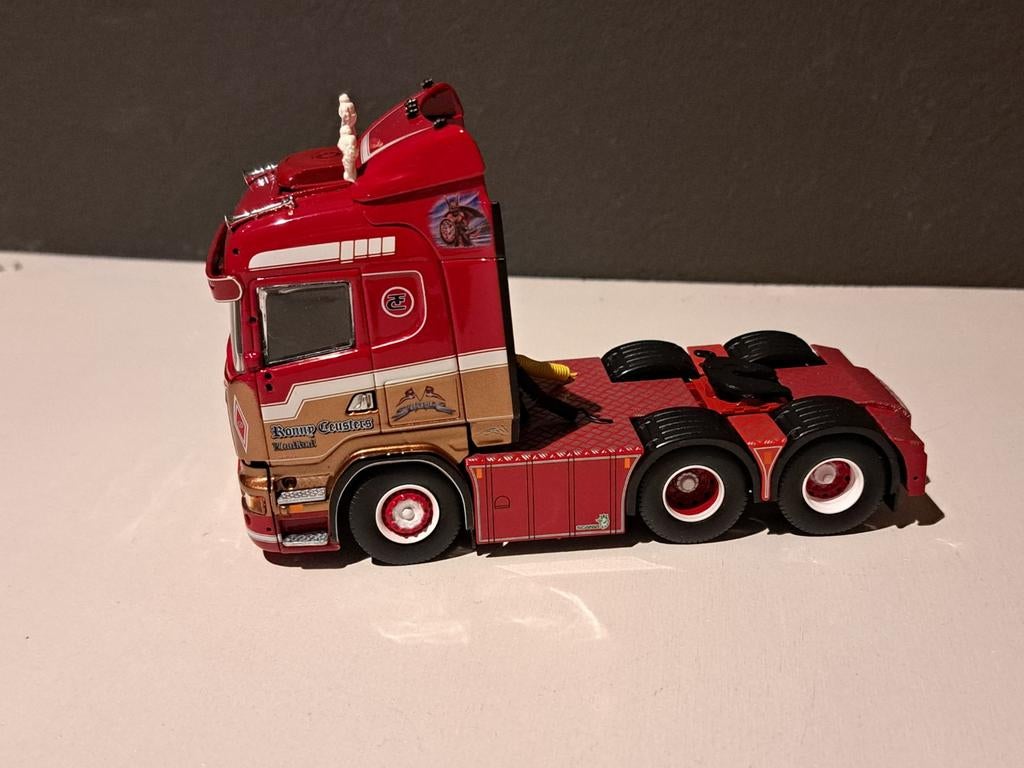 Tekno scania Ceusters, Hobby en Vrije tijd, Modelauto's | 1:50, Ophalen of Verzenden, Zo goed als nieuw, Bus of Vrachtwagen, Tekno