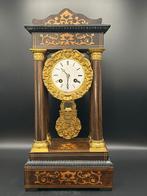 Schitterende antieke Kolompendule klok - Japy Frères, Antiek en Kunst, Antiek | Klokken, Ophalen