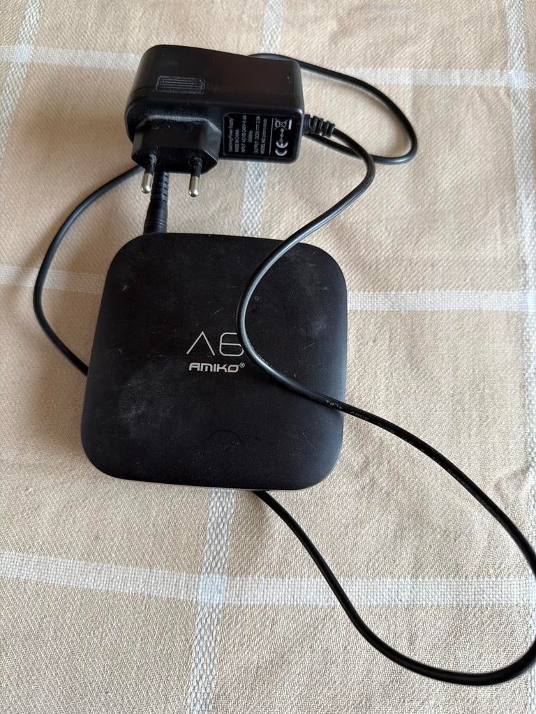 Amiko A6 Android TV Box - Gebruikt, Ophalen of Verzenden, Gebruikt, HDMI, Zonder harde schijf